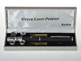 Yeşil Lazer Pointer 50 mW 15 Km Etkili (5 Başlıklı)  GO50607654160