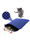 Kedi Tuvalet Önü Kum Toplayıcı Temizleyici Elekli Gri Paspas  GO50604086980