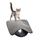 Kedi Tuvalet Önü Kum Toplayıcı Temizleyici Elekli Gri Paspas  GO50604086980