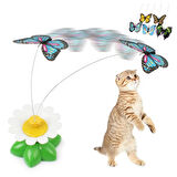 Hareketli Dönen Kelebek - Kedi Oyuncağı ( Pille Çalışır)  GO50607906670