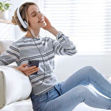 3.5mm AUX Kablosu Jak Erkek Erkek L Tipi 1 Metre Ses Aktarım Kablosu  GO506089BQ55YT4720