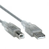 USB YAZICI KABLOSU ŞEFFAF 2.0V 3 METRE  *SL-U2003  GO50604007430