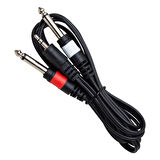 3.5MM STEREO ERKEK/2X6.3MM MONO ERKEK 1.5 METRE KABLO  GO506089MT-4284