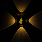 3000K ALLAH DEKORATİF LED DUVAR APLİK  GO506089MT-24450