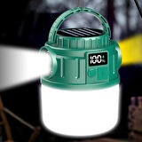 24 LED 5 AYDINLATMA MODU + 2 YAN IŞIK (BEYAZ / SARI) 1200 MAH SOLAR KAMP LAMBASI V65-3  GO506089MT-25077