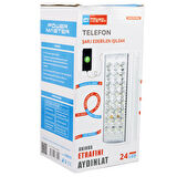 24 LEDLİ TELEFON ŞARJ EDEBİLEN IŞILDAK  GO506089MT-23800