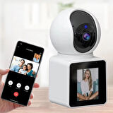 Wifi Bağlantılı Görüntülü Görüşme Sağlayabilen Ev Tipi Güvenlik Kamerası  GO5060898684003003361