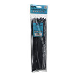 SİYAH   3.6X300MM  PLASTİK CIRT KELEPÇE  100PCS (5060)