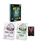 Pegem + Pelikan 2025 MEB-AGS Tüm Dersler 10+4 Deneme 3 lü Set 