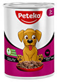 PETEKO 12 ADET JÖLELİ YETİŞKİN KÖPEK MAMASI BİFTEKLİ