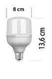 Osram Ledvalue Clt 18W (104W) Büyük Boy Led Ampul Beyaz  E27 Tasarruflu Jumbo Torch Pazar Lambası 6500K 13,6 Cm