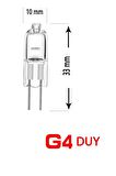 Osram 64425S 20W İğne Ayaklı Kapsül Halojen Ampul Sarı G4 Tasarruflu Dimlenebilir Ampul 12V