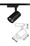 Zmr 30W Led Ray Spot Beyaz 6500K Siyah Kasa Mağaza Vitrin Armatür