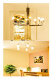 Panasonic 4,9W (40W) Led Mum Ampul Sarı 2700K - E14 Duy Avize Led Lamba