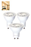 Panasonic 4W (45W) Led Spot Ampul Sarı 3000K - 3 Adet Avize Çanak Lamba 