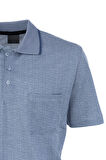 Oppland Erkek T-shirt Yazlık Cepli Kısa Kollu Modern Jakarlı Lonelli Model Rahat Kesim Pamuklu Kumaş