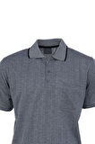 Oppland Erkek T-shirt Yazlık Cepli Kısa Kollu Modern Jakarlı Lonelli Model Rahat Kesim Pamuklu Kumaş