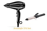 Babyliss 6715DE AC Motorlu 2400W Saç Kurutma Makinesi + C325E Saç Maşası 2'li Avantaj Set
