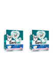 Sanicat Active White Lotus Flower Topkalanan Kedi Kumu 6 Lt. X 2 Adet