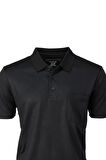 Oppland Erkek Pamuklu Merserize Kumaş T-Shirt Düğmeli Polo Yaka Cepli Kısa Kol Şık Desenli Tam Kalıp