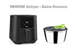 N8Werk 5.5 lt Yağsız Airfryer Mat Siyah