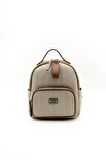 Silver  Polo Bej - Taba NV1130 Kadın Sırt Çantası