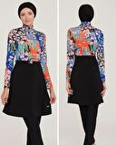 Adasea  Yoon 4407 Tam Boy Tasarım Tesettür Mayo