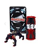 MONSUNO, Lisanslı Fusion Backslash Figür, Fırlatma Kapsülü ve Oyun Kartı