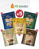fit Kepekli , Yulafli , Chia , Arpa ve Keten Tohumlu Lavaş Ekmeği 300gr