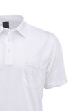 Oppland Erkek Gömlek Yaka Cepli Kısa Kollu Normal Kesim Tam Kalıp Premium Pamuklu Kumaş T-shirt