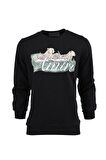 Erkek Mevsimlik Amir Premium Pamuklu Kumaş iki iplik Sweatshirt Logolu Model Regular Fit