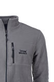 Oppland Erkek Kışlık Polar Sweatshirt Hırka Önü Ve Cepleri Fermuarlı Hakim Yaka TamKalıp Antipilling