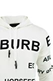 Erkek Kışlık Bur Premium Pamuklu Kumaş Üç iplik Kapüşonlu Kanguru Cepli Sweatshirt Logolu