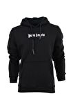 Erkek Kışlık Palm Premium Pamuklu Kumaş Üç iplik Kapüşonlu Kanguru Cepli Sweatshirt Regular