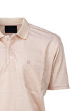 Oppland Erkek Pamuklu Merserize Kumaş T-Shirt Polo Yaka Kısa Kollu Kendinden Desenli Tam Kalıp