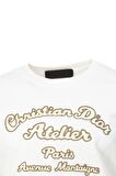 Erkek Mevsimlik Dior Premium Pamuklu Kumaş iki iplik Sweatshirt Logolu Model Regular Fit