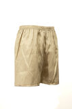 Oppland Erkek Saten Kumaş Şort Düz Renk Beli Lastikli Cepsiz Hafif Kumaş