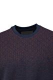 Erkek Mevsimlik Doğal Pamuklu Şık Sweatshirt Bisiklet Yaka Panolu Rahat Kesim Tam Kalıp