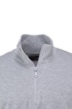 Erkek Mevsimlik Yarım Fermuarlı TamKalıp Likralı Premium Pamuklu Kumaş iki iplik Sweatshirt