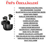 DX-58 Kablosuz Bluetooth Kulaklık - Şık Tasarım, Yüksek Bass, Uzun Şarj, Oyun Modu, Dahili Mikrofon