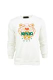 Erkek Mevsimlik Enzo Premium Pamuklu Kumaş iki iplik Sweatshirt Logolu Model Regular Fit