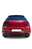 Volkswagen Golf 7,5 (2017-2019) Ps  Uyumlu Style Arka Tampon - Difüzör (plastik)
