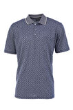 Oppland Erkek T-shirt Yazlık Cepli Kısa Kollu Modern Jakarlı Karelli Model Rahat Kesim Pamuklu Kumaş