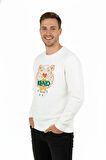 Oppland Erkek Sweatshirt Regular Fit Pamuklu Kumaş iki iplik OPES26KNZMOD13