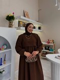 Lucia Tesettür Uzun Elbise TNS-4447