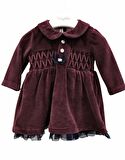 Babydoll Elbise Babydola Bordo 