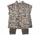 Babydoll 3lü Takım BabydolaKahverengi