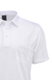 Oppland Erkek Gömlek Yaka Cepli Kısa Kollu Normal Kesim Tam Kalıp Premium Pamuklu Kumaş T-shirt