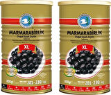 Marmarabirlik Mega 201-230 KB XL Siyah Zeytin Teneke 2 x 800 G