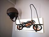 Motosiklet Kask Askısı, Motor Kask Askısı, Kask Askılığı KTMX2V3